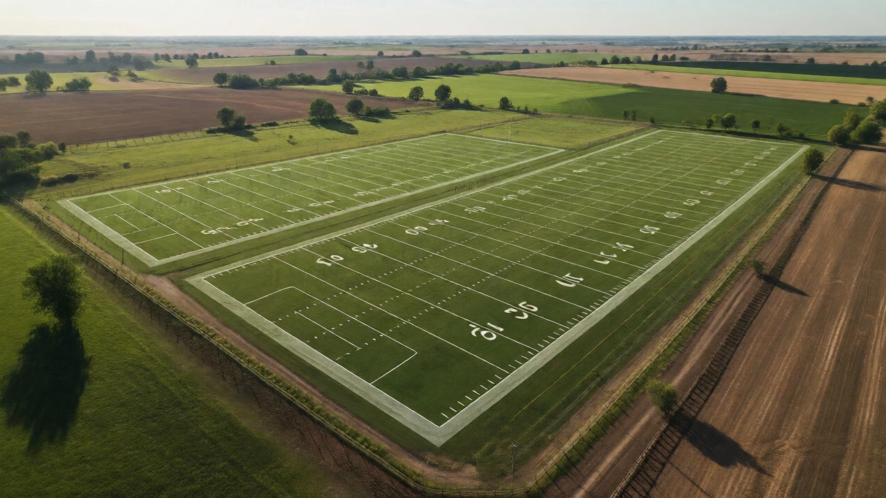 How Big Is 20 Acres in Football Fields? Visualizing Land Size